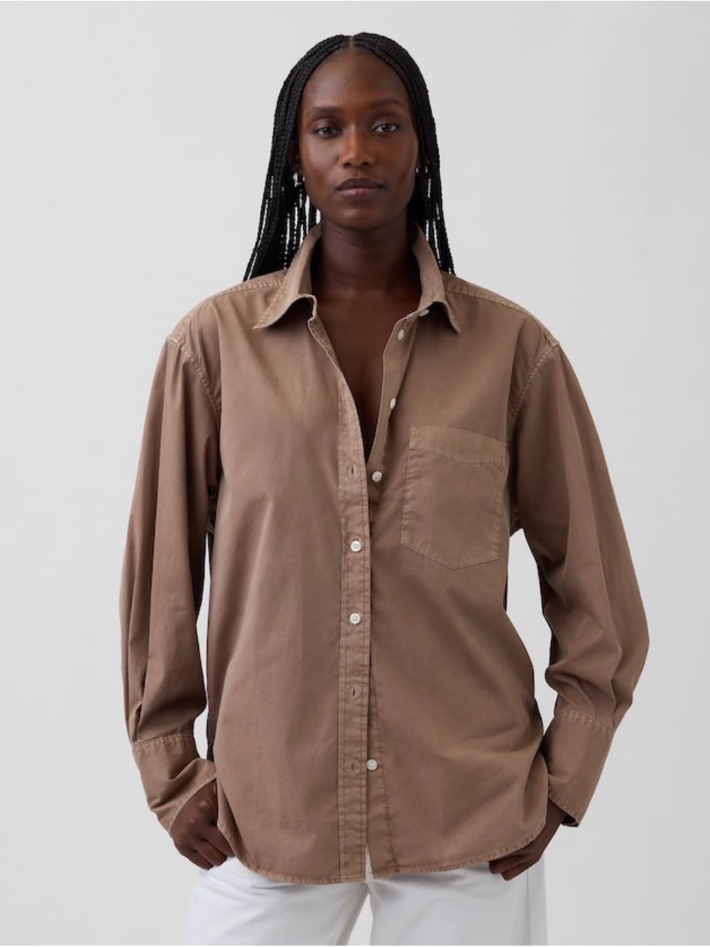 Gap Organic Cotton Poplin Big Shirt